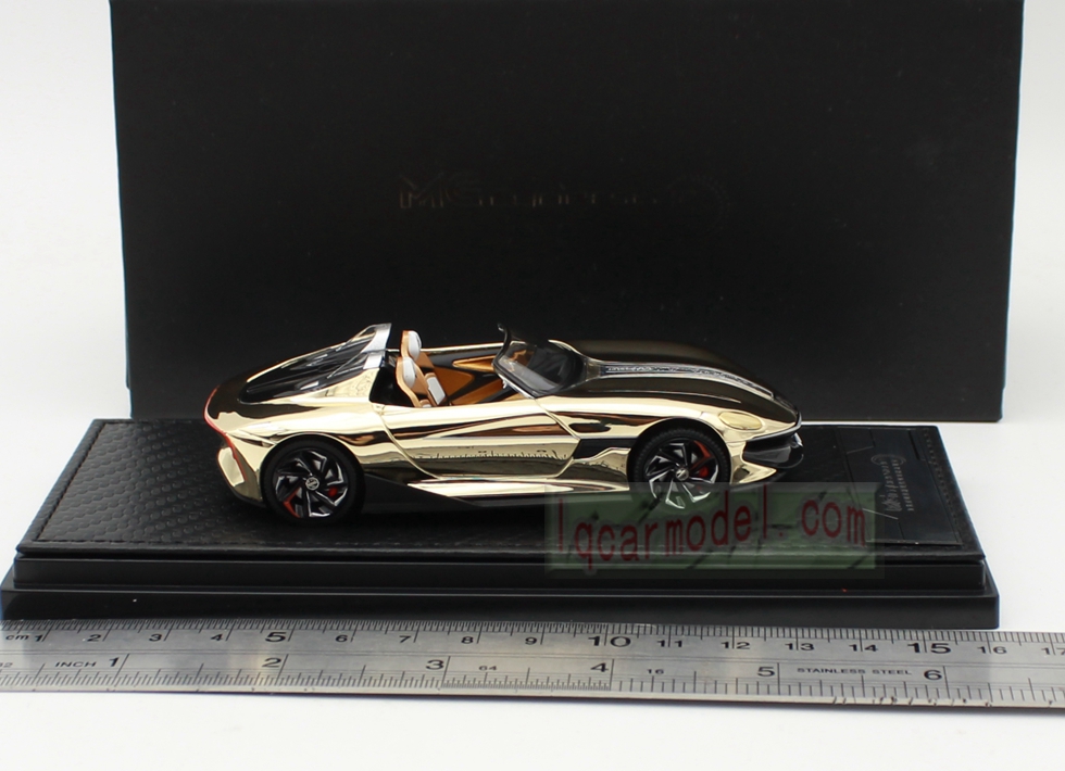1/43 MG Cyberster Pure electric concept vehicle diecast model Gold Color