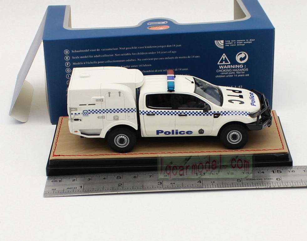 1/43 MK TRAX FORD RANGER PADDY WAGON Police PTC Limited 99PCS Resin Model 