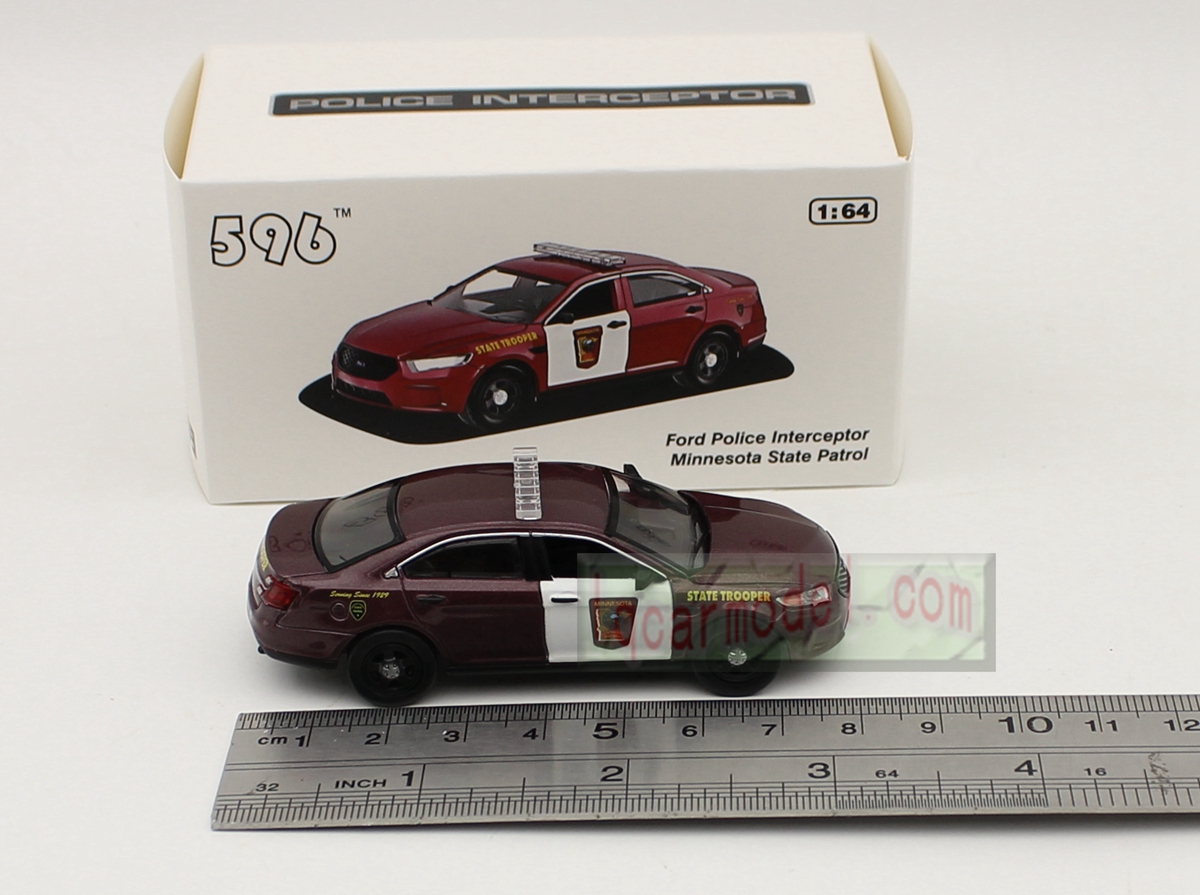 1/64 Ford Police Interceptor Minnesota State Patrol Car model