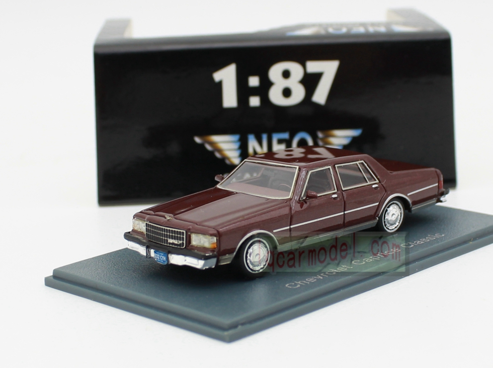 1/87 NEO HO Scale Resin Model Chevrolet Caprice Classic Red