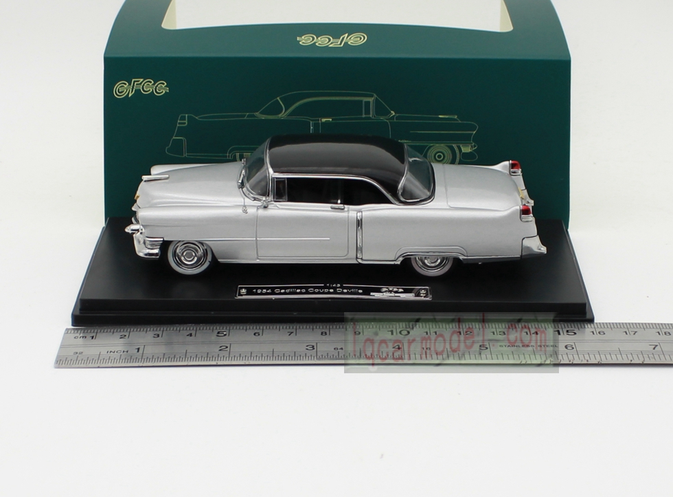 1/43 Scale GFCC 1954 Cadillac Coupe Deville Car model Diecast Silver&Black 