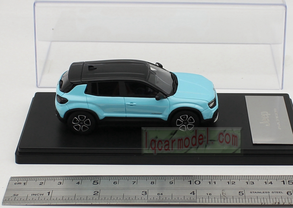 1/43 JEEP AVENGER 2023 Pure electric SUV Car model Resin  (No paper box ) 