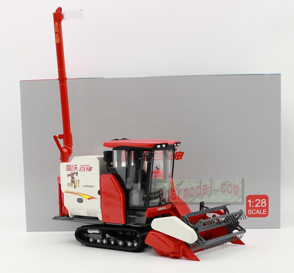 1/28 Scale LOVOL ASHNA RG80 Track type combine harvester model