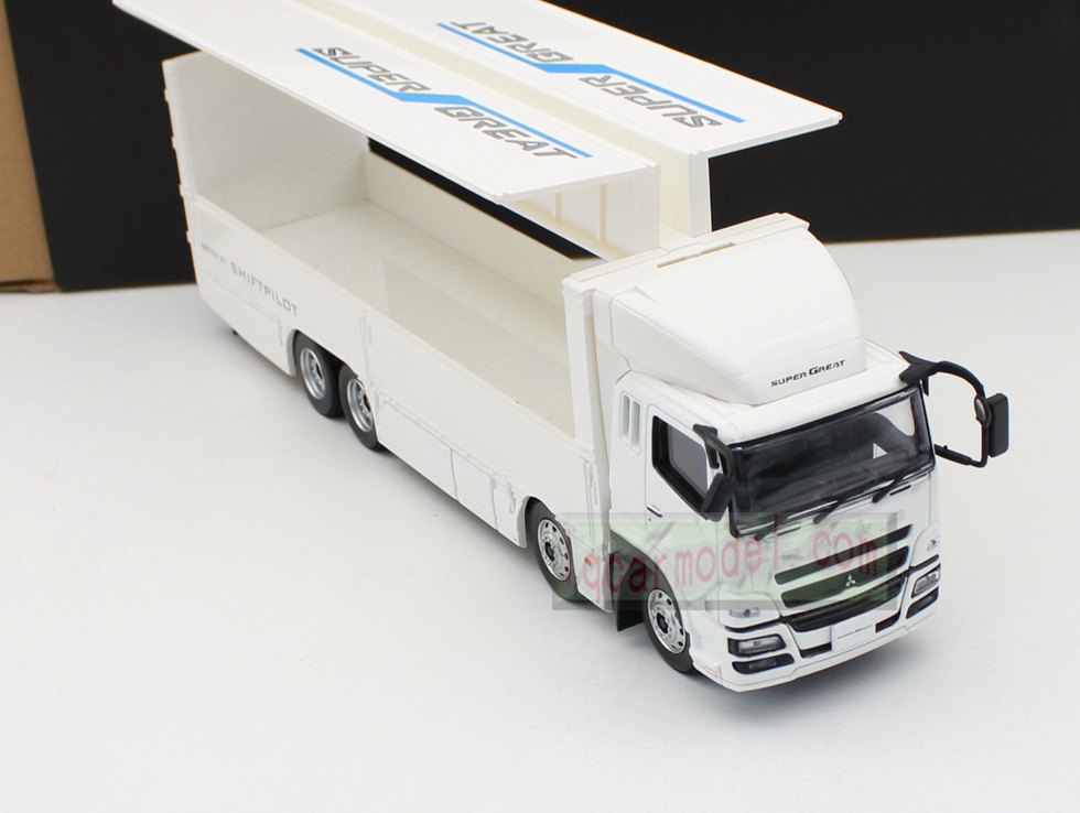1/43 Scale MITSUBISHI FUSO TRUCK SUPER GREAT Diecast Model White color 