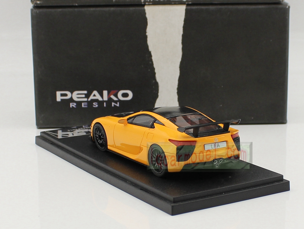 1/43 Scale Peako Resin model LEXUS LFA Nurburgring Package 2012 orange Rare! 