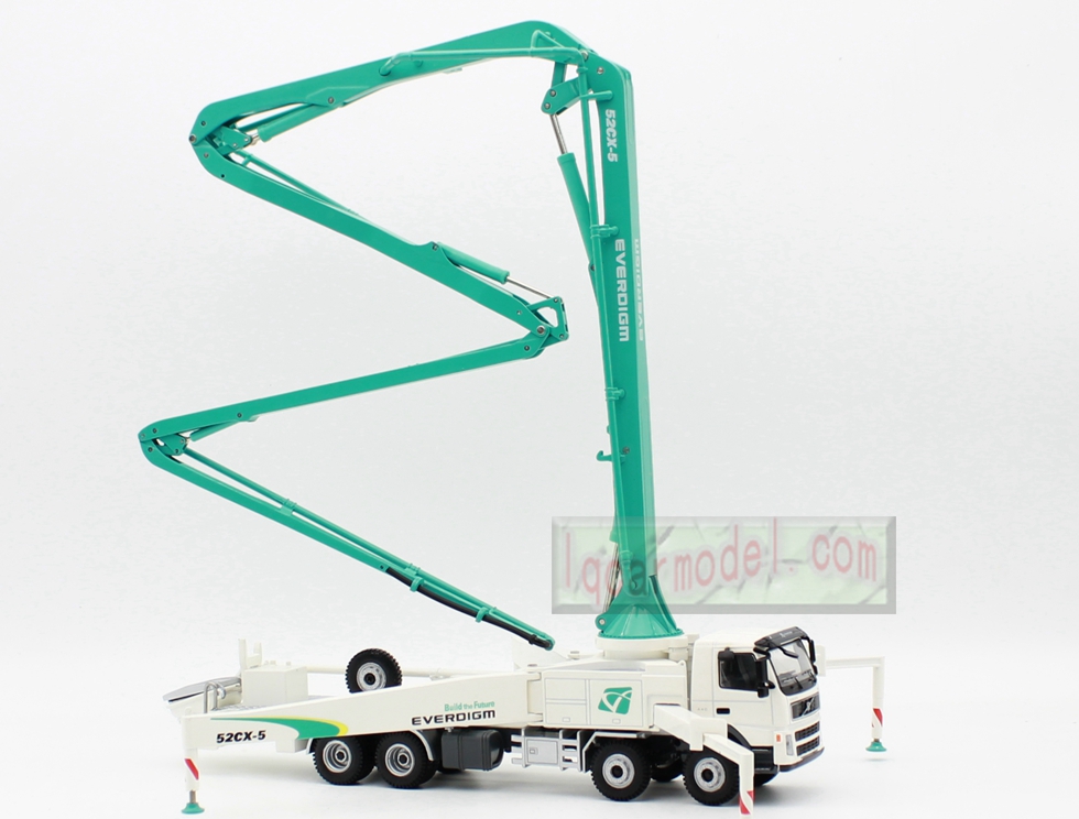 1/50 Model Diecast EVERDIGM Volvo Concrete Pump Truck ECP52CX 52CX-5 Die Cast RARE