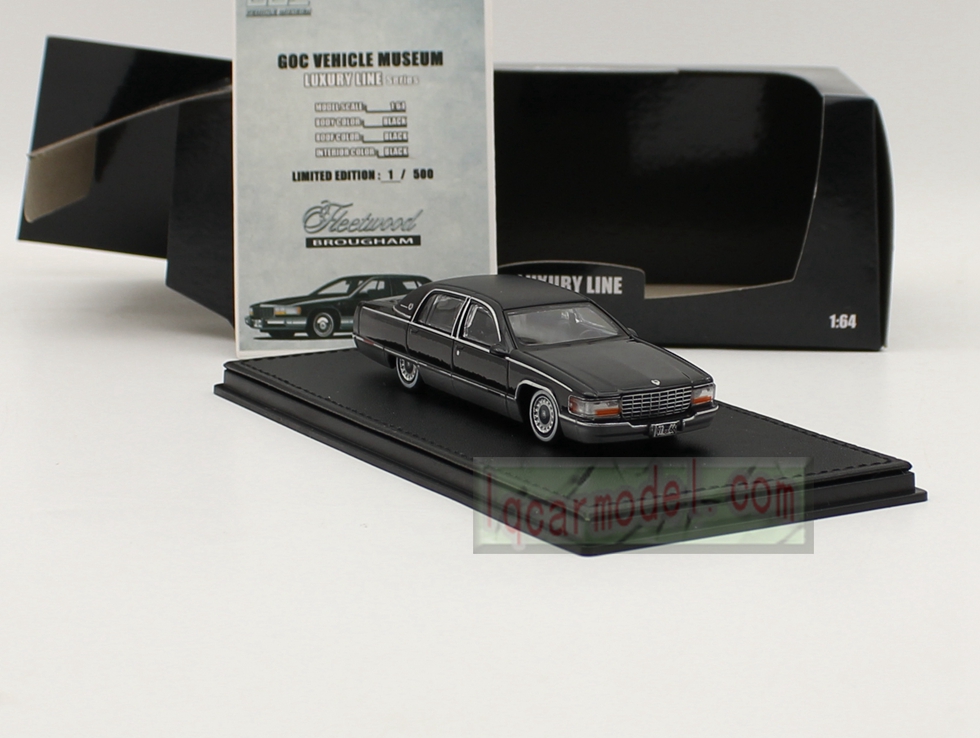 1/ 64 GOC 1993 Cadillac Fleetwood Brougham Car model Black 