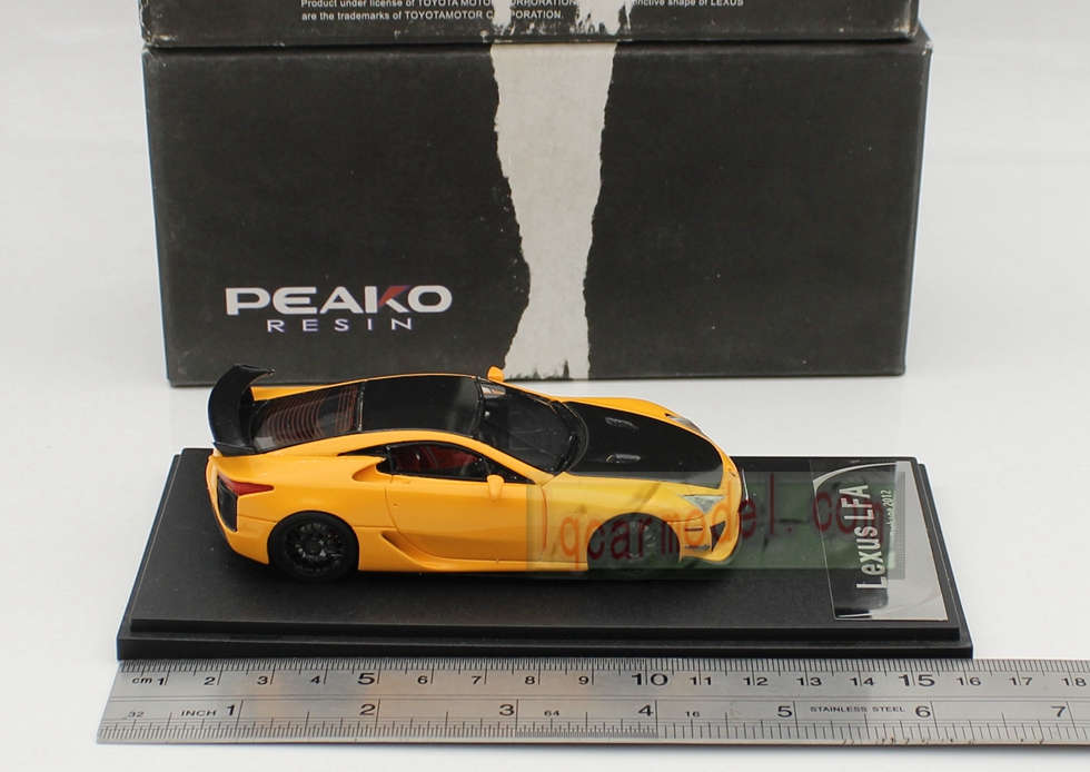 1/43 Scale Peako Resin model LEXUS LFA Nurburgring Package 2012 orange Rare! 