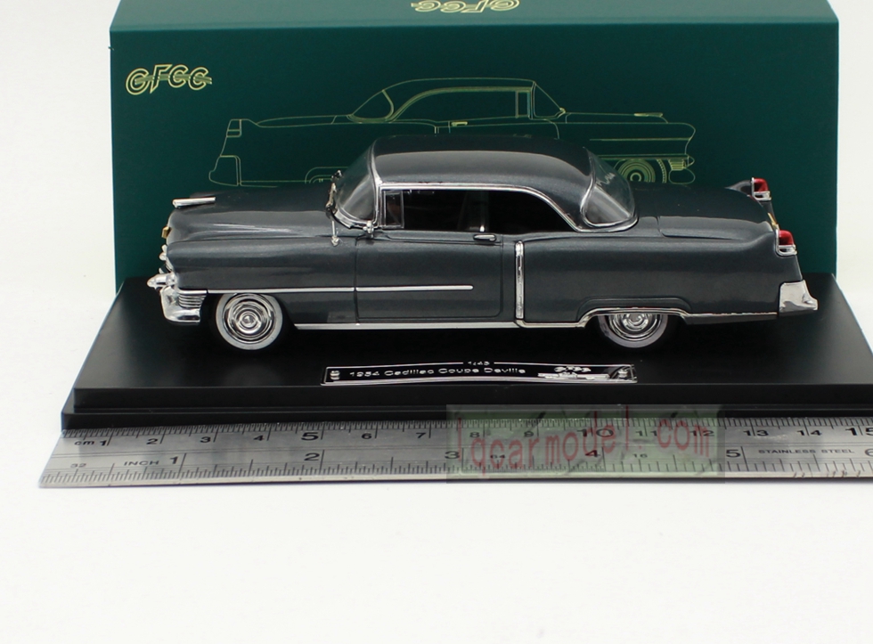1/43 Scale GFCC 1954 Cadillac Coupe Deville Car model Diecast Grey color