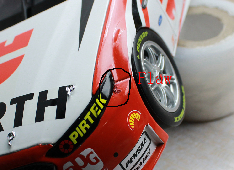 1/18 Authentic Ford FGX 2015 WESTERN STAR TRUCKS WURTH #17 Flaw