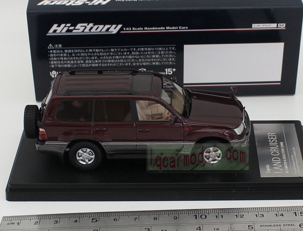 1/43 HI STORY TOYOTA LAND CRUISER VX LIMITED G-SELECTION 2000  Resin car model