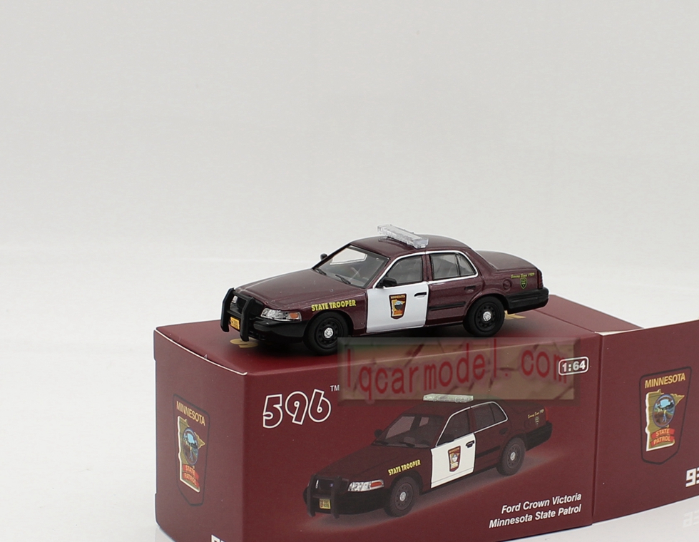 1/ 64 Scale Ford Crown Victoria Minnesota State Patrol Car model Diecast