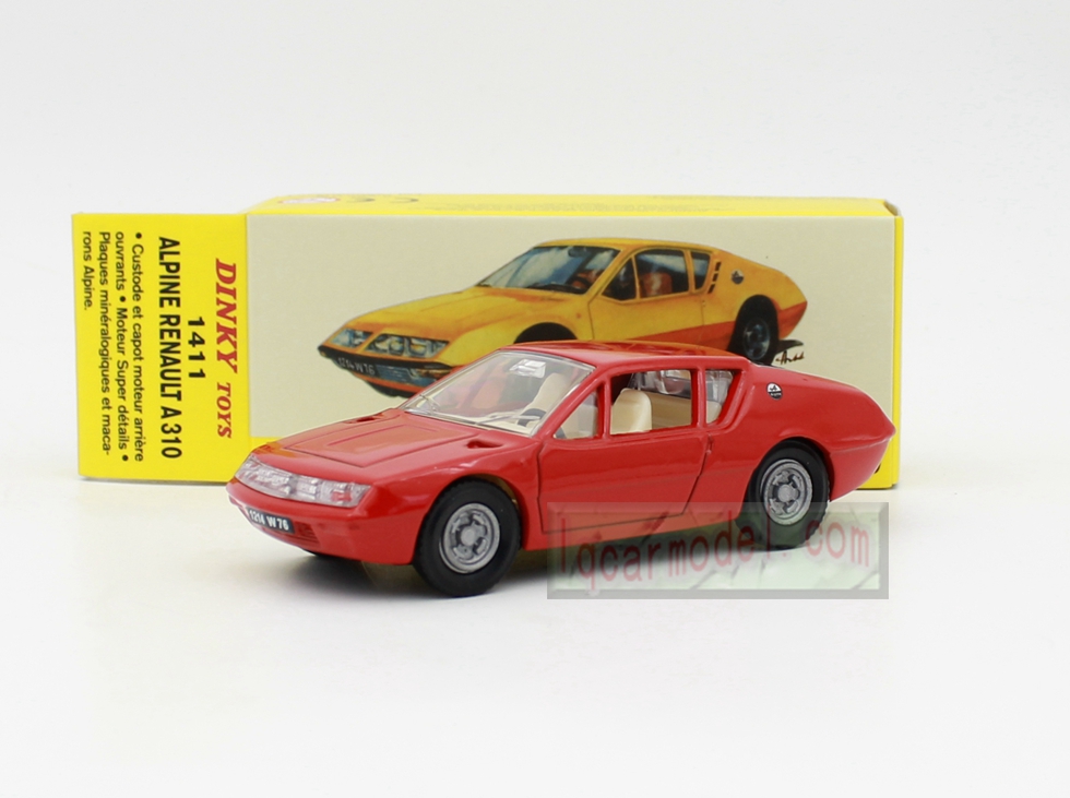 1/43 ATLAS DINKY TOYS 1411 ALPINE RENAULT A310 Diecast car model