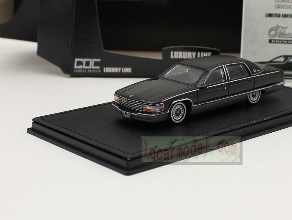 1/ 64 GOC 1993 Cadillac Fleetwood Brougham Car model Black 