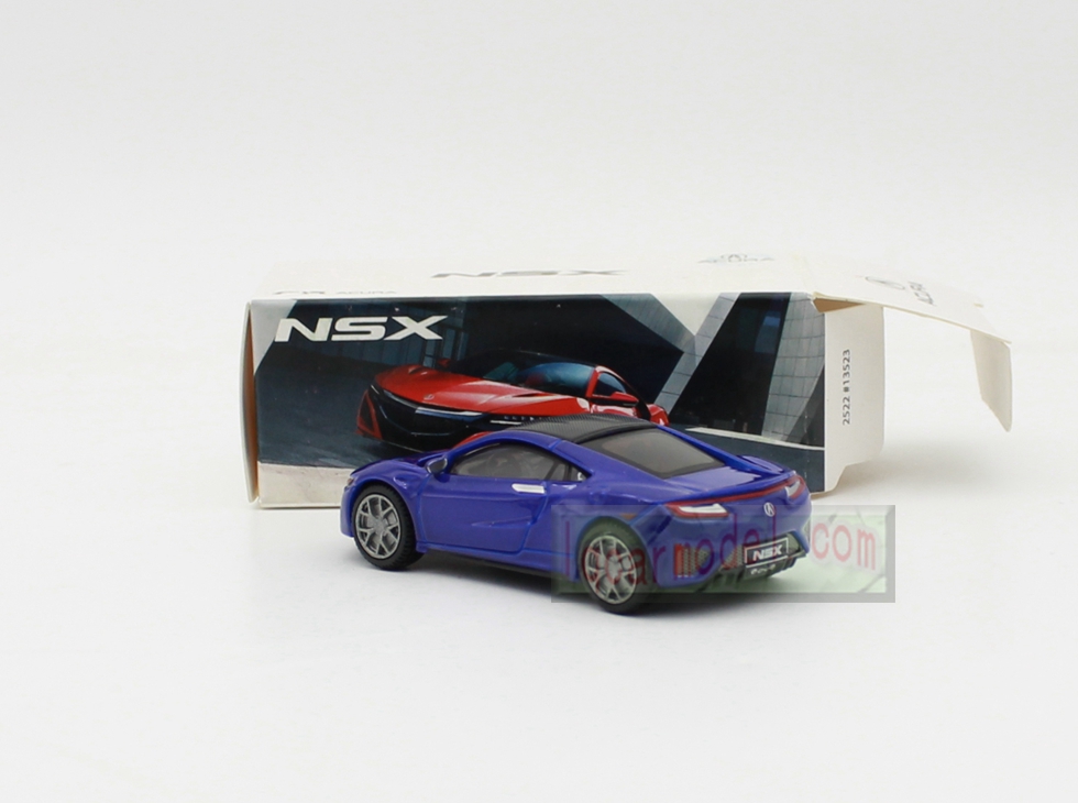 1/64 Scale Acura NSX Diecast Car Model Blue