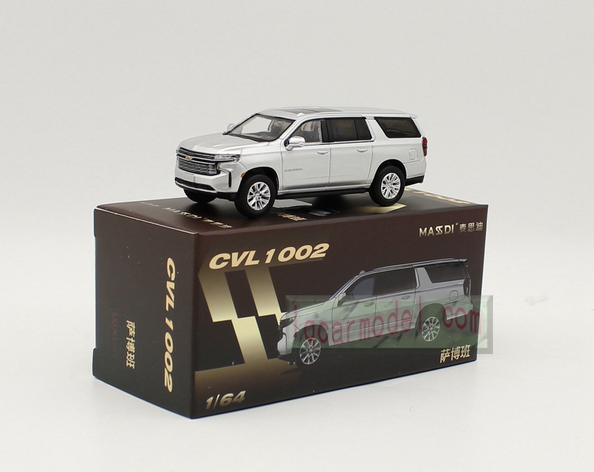 1/64 Masdi Chevrolet Suburban SUV Metal Car Model Diecast