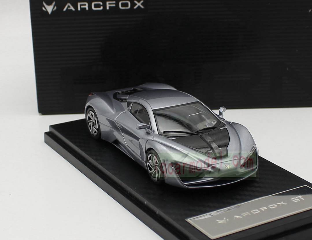 1/43 Scale ARCFOX-GT DIECAST Car model silver color