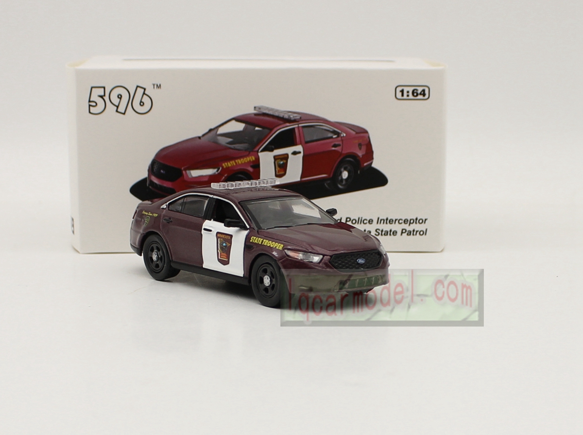 1/64 Ford Police Interceptor Minnesota State Patrol Car model