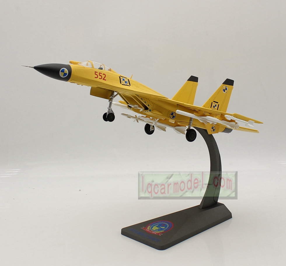 1/72 China J15 J-15 SU33 Fighter Aircraft Metal Die cast Model Yellow 