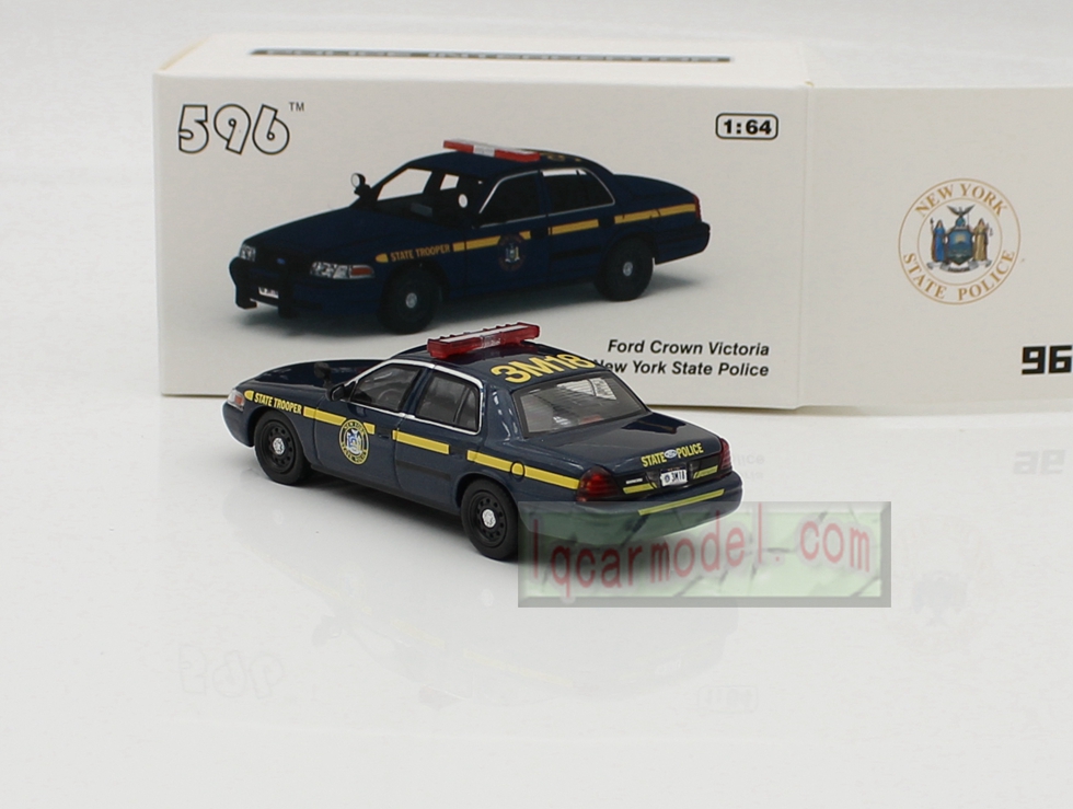 1/ 64 Scale FORD CROWN Victoria New York State Police Car model Diecast
