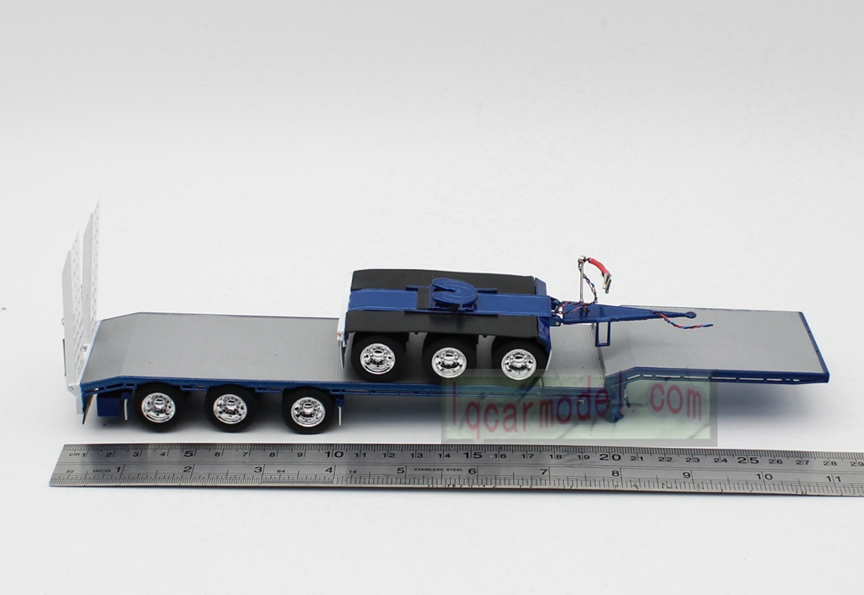1/50 Iconic Replicas 45' EXTENDABLE DROPDECK Drop Deck Trailer Diecast blue