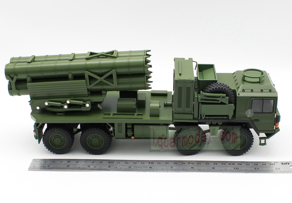 1/32 Scale MAN SX-extreme Mobility Truck Rocket launcher Green Diecast Model 