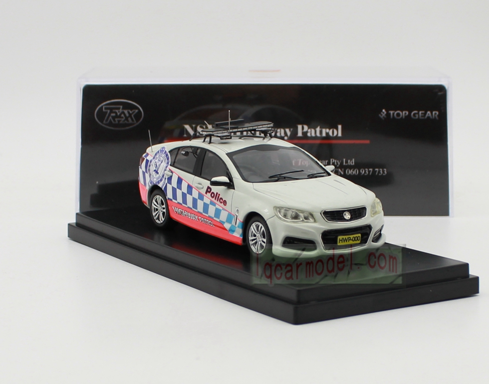1/43 TRAX Holden NSW Highway Patrol Police Car RESIN Model TRR14B White / small flaw