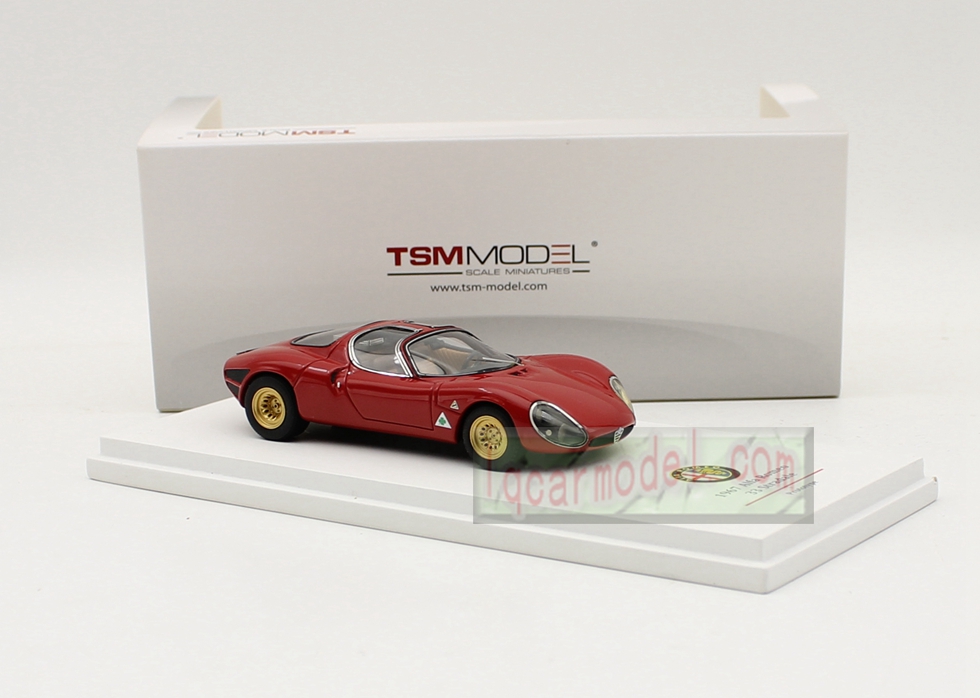 1/43 TSM Model ALFA ROMEO 33 Stradale 1967 Prototype TSM124308 Resin car model