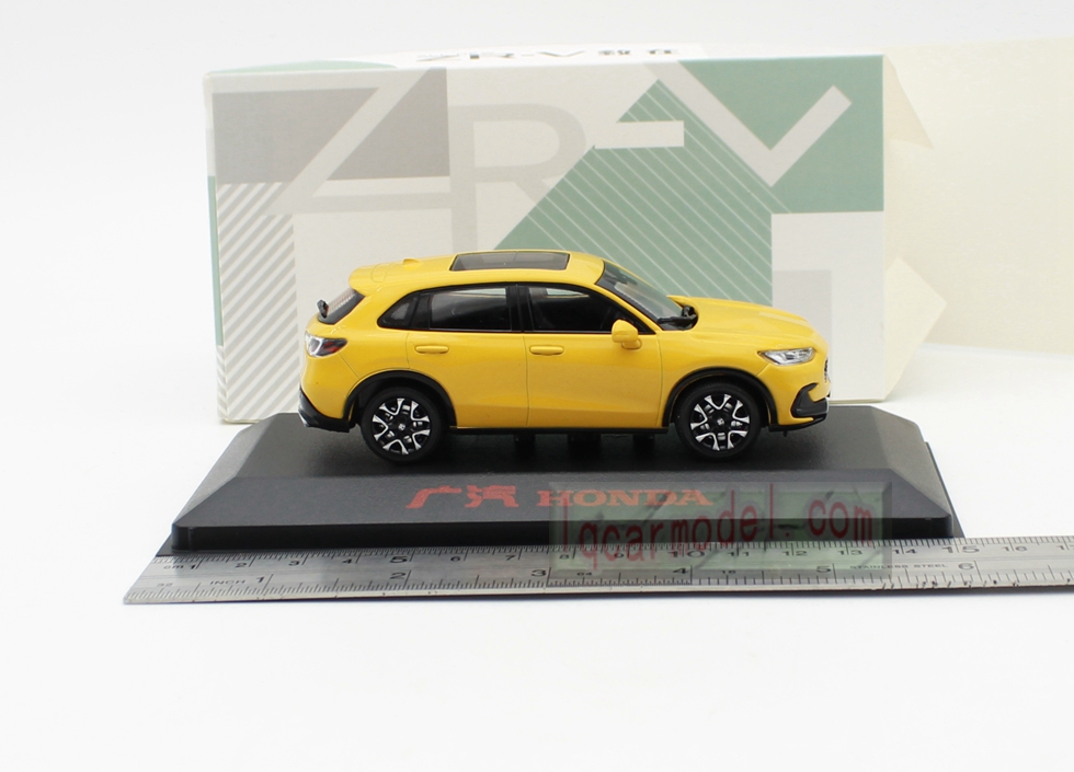 1/43 Scale HONDA ZR-V Diecast Car Model Yellow 