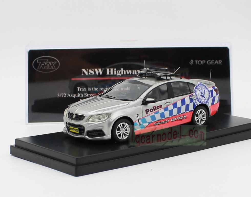 1/43 TRAX Holden NSW Highway Patrol Police RESIN Model TRR14 Silver / small flaw
