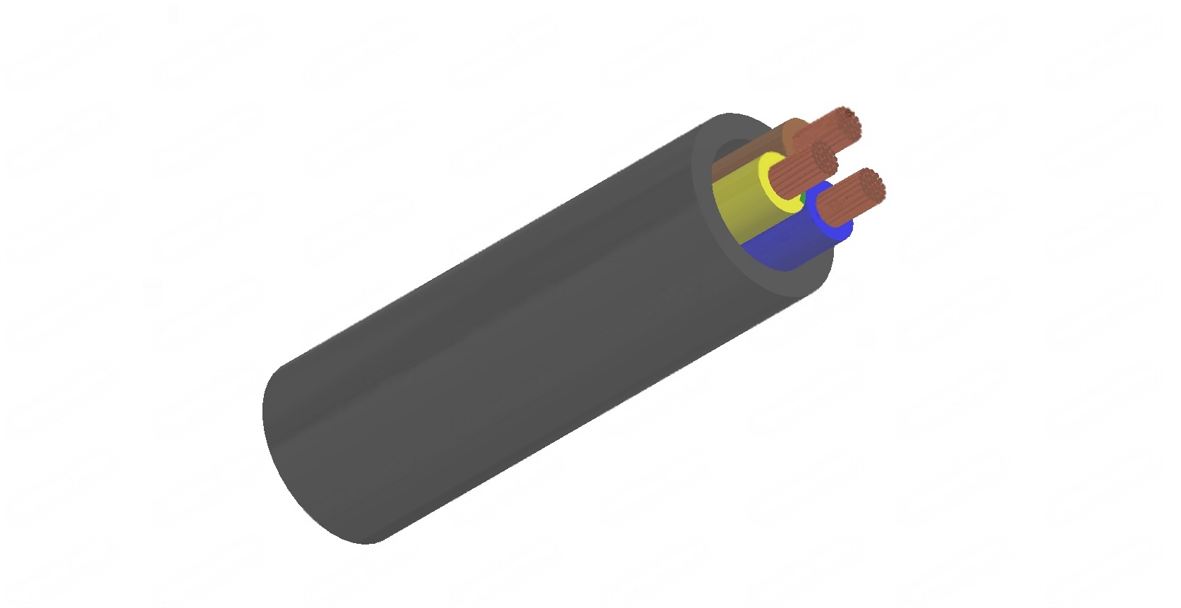 S-3GSHXOEU HFFR 0.6/1kV & UL 1000V 90°C