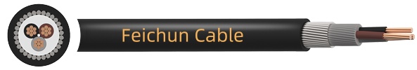 N2XRY Cu/XLPE/PVC/SWA/PVC 0.6/1kV Cable