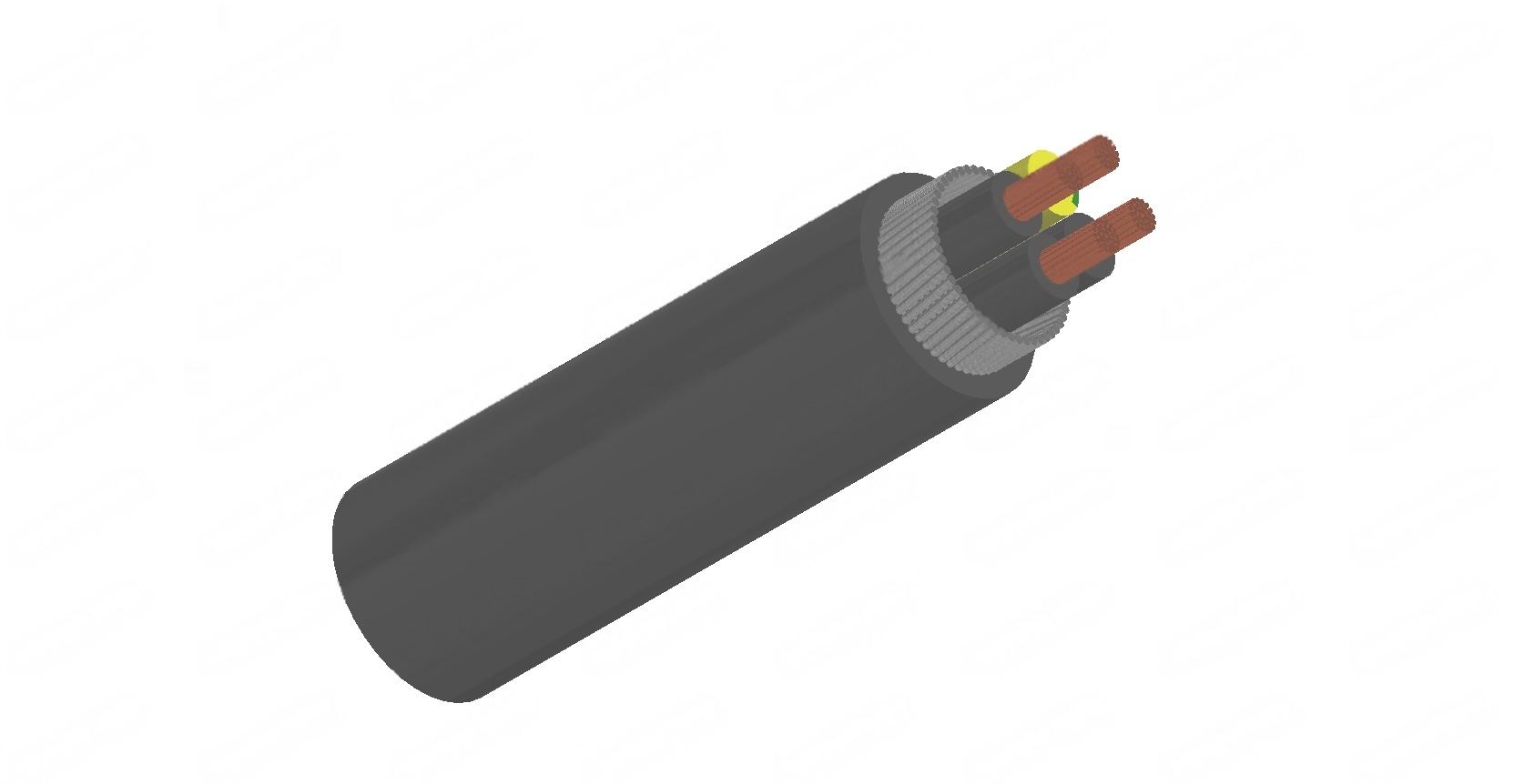 UL/CSA 1000V PVC/PVC Screened Torsion Resistant Cable 90°C