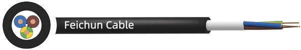 N2XY IEC 60502-1 XLPE PVC 0.6/1kV Cable