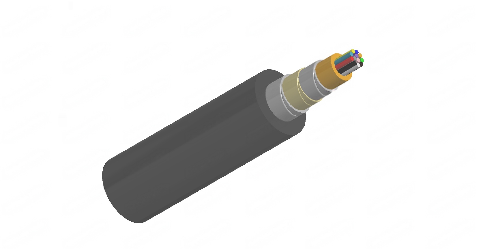 Central Loose Tube Ribbon Fiber Cable
