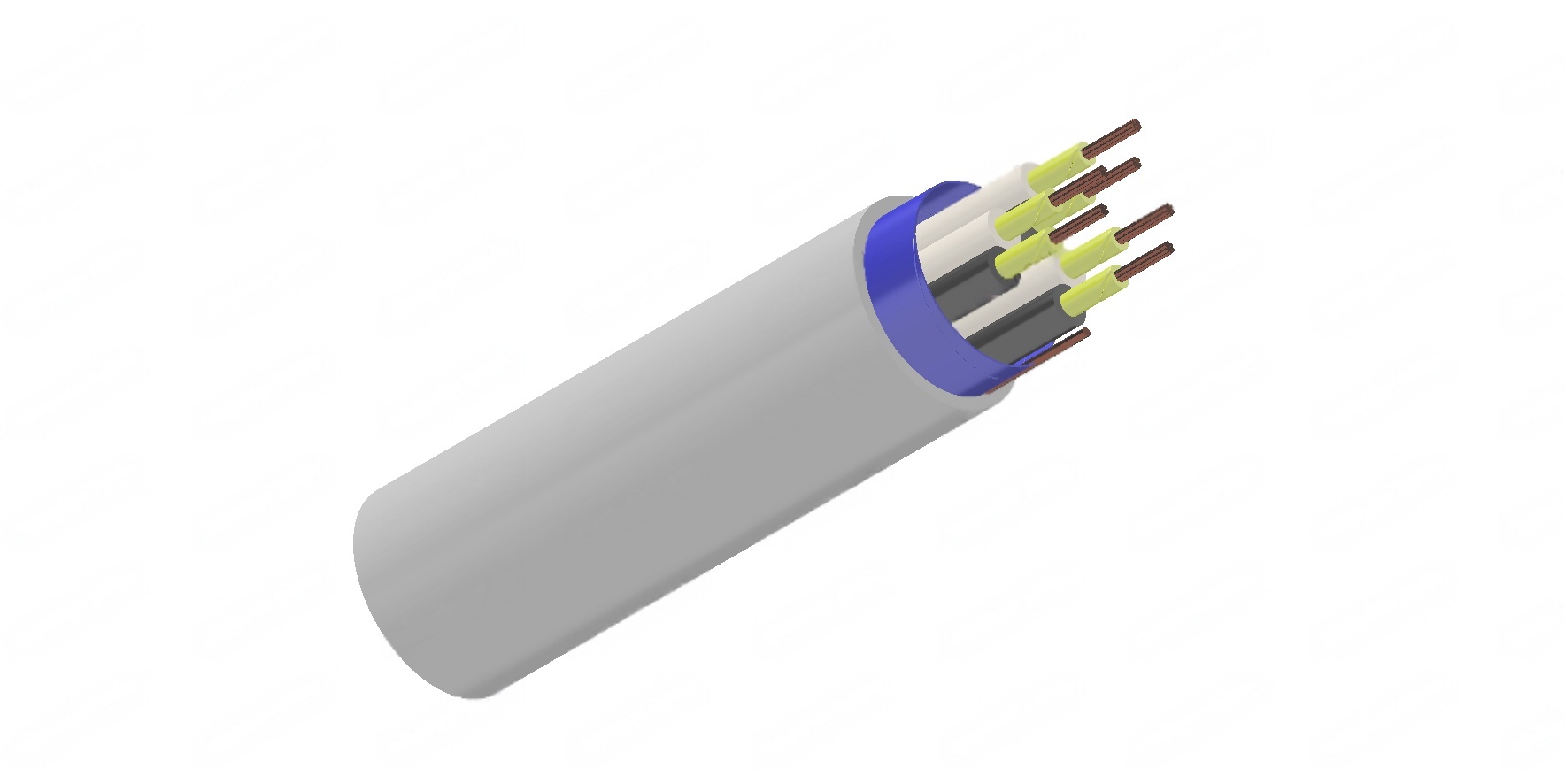 150/250V HF-EPR Insulated, SW2/SW4 Sheathed, Collectively Screened Unarmoured Fire Resistant Instrumentation & Control Cables