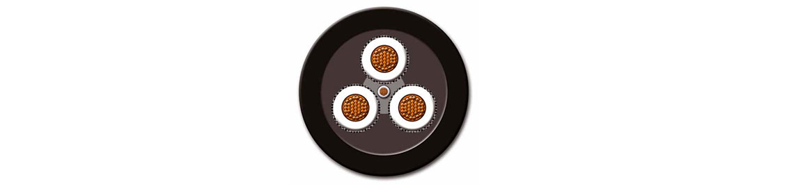 SANS Type 63 Flexible Copper Screened Mining Cable