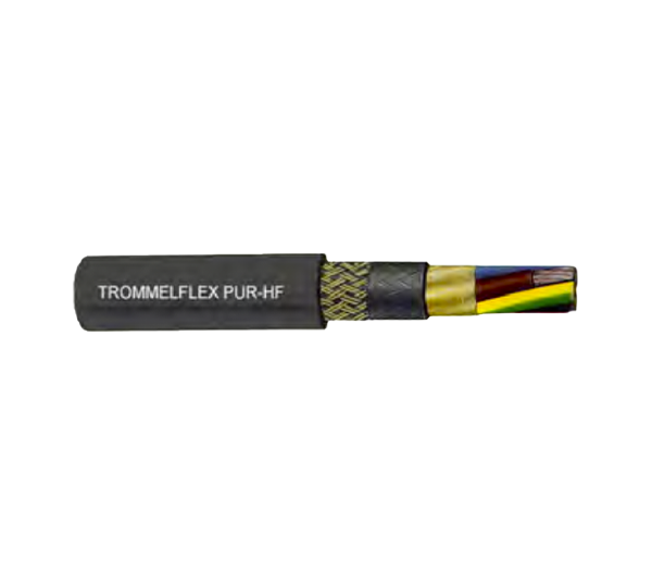 TROMMELFLEX PUR-HF D12Y11YU11Y Low Voltage Reeling Cable PUR Sheathed
