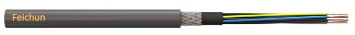 Feichun L-2YY(Z)Y KF 40 375V Strain Resistant Control Cable According to DIN VDE 0817