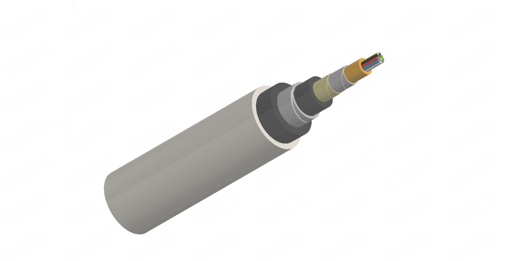 Multi Loose Tube Ribbon Fiber Cable