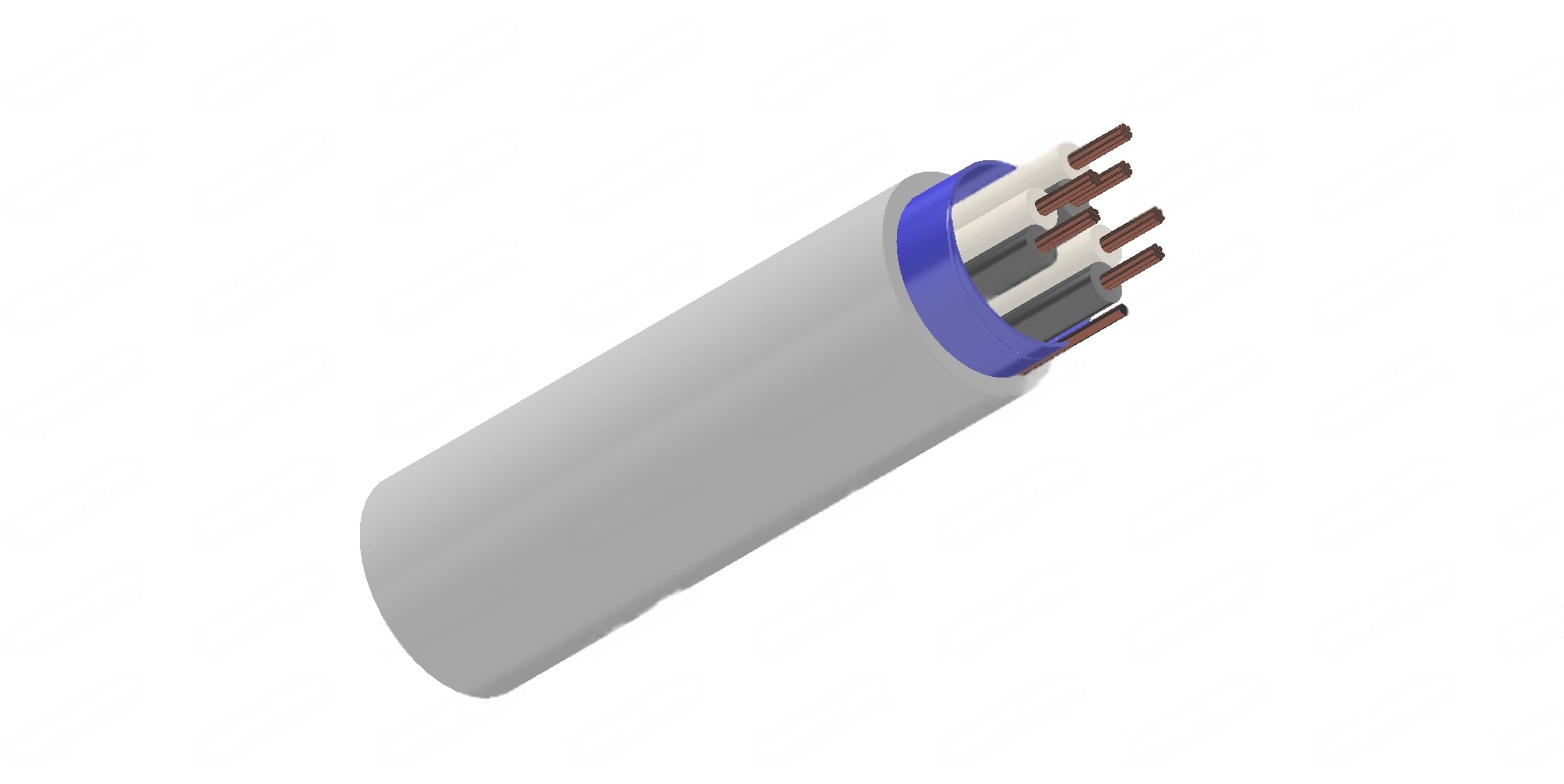 150/250V HF-EPR Insulated, SW2/SW4 Sheathed, Collectively Screened Unarmoured Flame Retardant Instrumentation & Control Cables