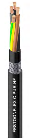 Feichun FESTOONFLEX C-PUR-HF D12YC11Y Low Voltage Screened Round Cable PUR Sheathed for Festoon Application