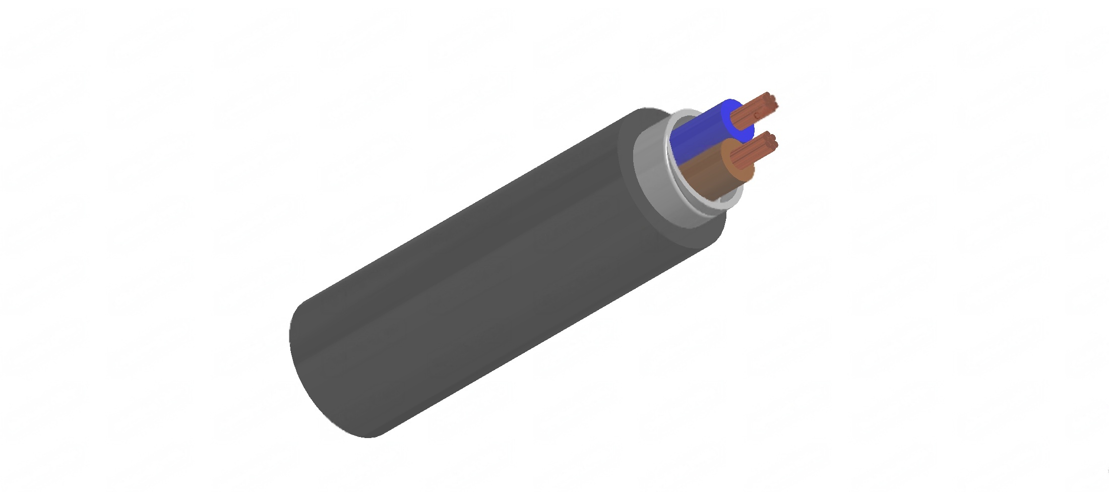Thermosetting insulated, twin, 3-core, 4-core and 5-core circular sheathed cables