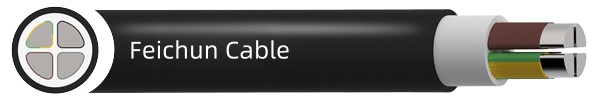 NAYY-J / NAYY-O Cable Aluminium Conductor PVC PVC 0.6/1kV Cable