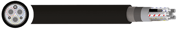 SANS Type 622 / 622-ECC 12.7/22 kV Mining Cable