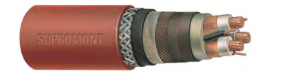 SUPROMONT (N)3GHSSYCY Rubber Insulated Medium-voltage Flexible Cable for Underground Use