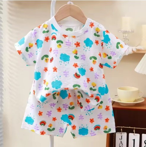 Cute Sheep Kids Pajama Set