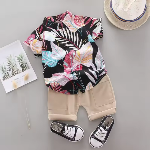 Kids' Tropical Summer Outfit Set