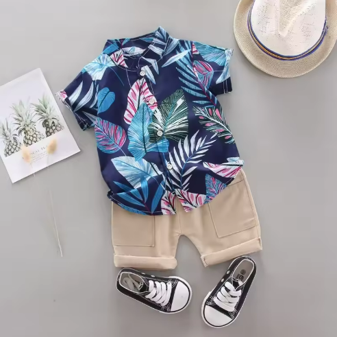 Kids' Tropical Summer Outfit Set