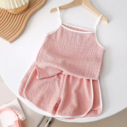 Pink Summer Girls' Outfit